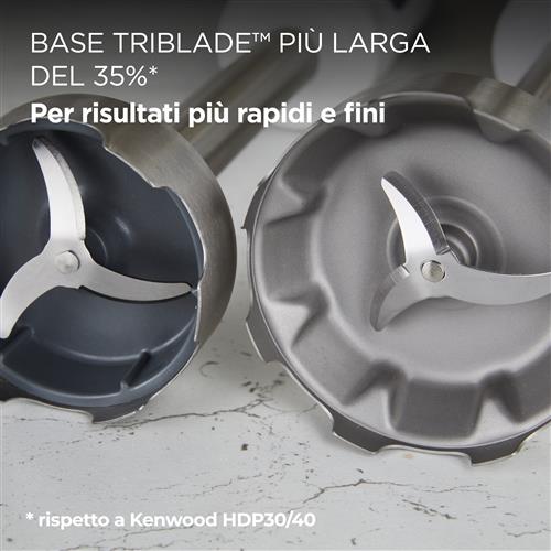 FRULLATORE TRIBLADE XL+ HBM6030 MIXER A IMMERSIONE 1000W GRIGIO