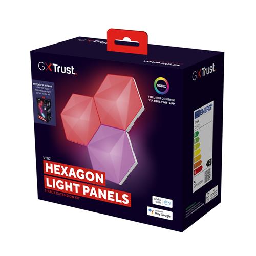 GXT903 VYBZ LED HEXAGON PANELS 3-PACK