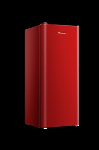HISENSE RR220D4BDE SINGLE DOOR REFRIGERATOR 165 LITERS RED