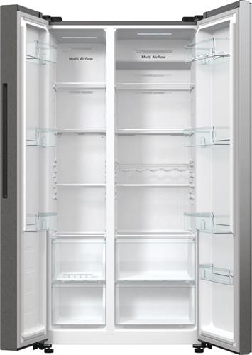HISENSE RS711N4ACE SIDE-BY-SIDE REFRIGERATOR 550 LITERS STAINLES