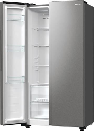 HISENSE RS711N4ACE SIDE-BY-SIDE REFRIGERATOR 550 LITERS STAINLES