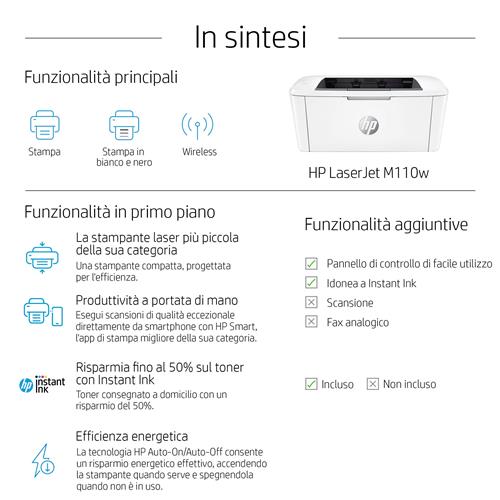 HP LASERJET M110W 16/32MB USB WI-FI A4 A5 A6 LASER 600 X 600 D