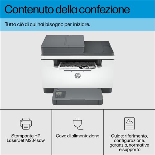 HP LASERJET MFP M234SDW 1200DPI 29PPM DUPLEX WIFI ADF