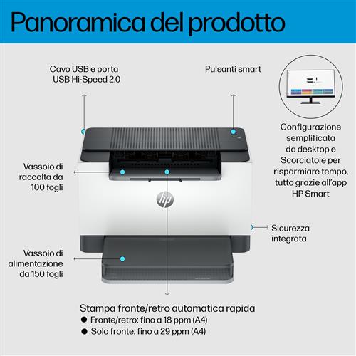HP LASERJET SFP M209D 29 PPM DUPLEX A4 UP TO 600 X 600 DPI