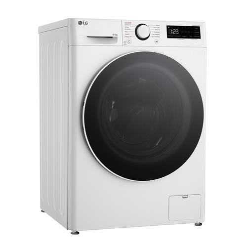 LG D2R5S09TSWW Lavasciuga slim 9/5kg AI DD, Classe E, 1200 giri, TurboWash 360, Vapore