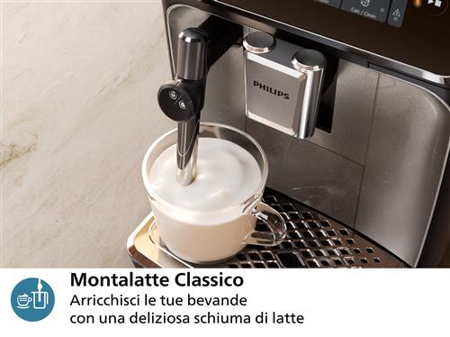 MACCH.CAFFE SERIE 3300 SUPERAUT. NERO CON PANNERELLO SI