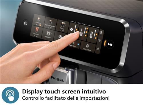 MACCH.CAFFE SERIE 3300 SUPERAUT. NERO CON PANNERELLO SI