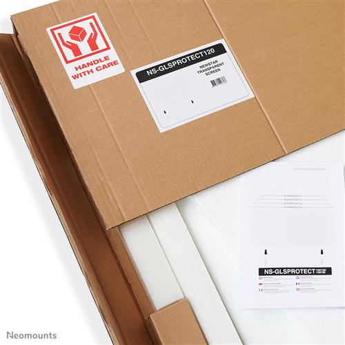 PANNELLO IN VETRO RESISTENTE 138CM PER PROTEZIONE AREA LAVORO