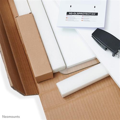 PANNELLO IN VETRO RESISTENTE 158CM PER PROTEZIONE AREA LAVORO