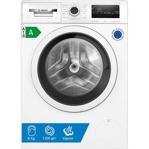 SERIE 4 LAVATRICE A CARICA FRONTALE 8 KG 1200 RPM CLASSE A
