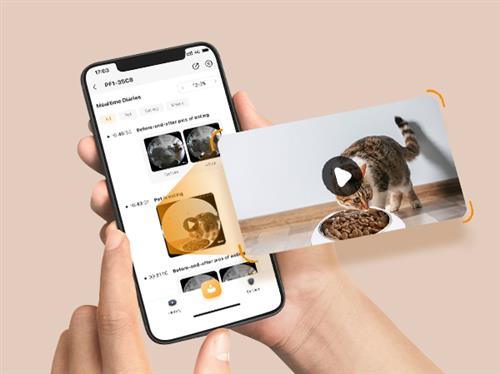 SMART PET FEEDER 4L. DISTRIBUTO DI CIBO PER ANIMALI CON TELECAME