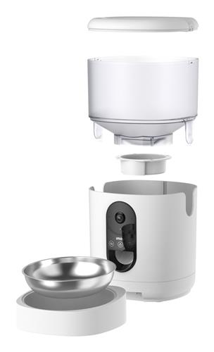 SMART PET FEEDER 4L. DISTRIBUTO DI CIBO PER ANIMALI CON TELECAME