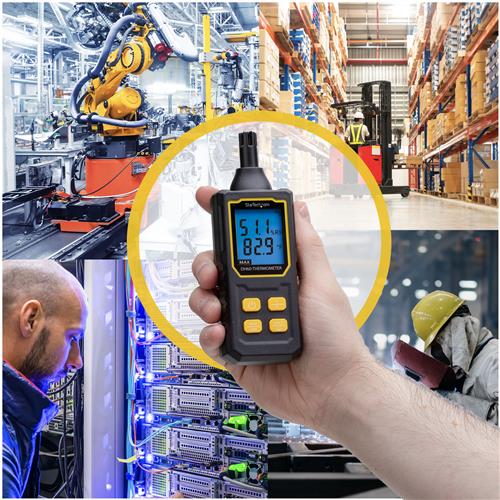 TERMOIGROMETRO DIGITALE CON LCD MISURATORE TEMPERATURA/UMIDIT