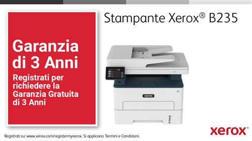 XEROX B235 MONO MULTIFUNCTION DANNO LIEVE CASSETTO
