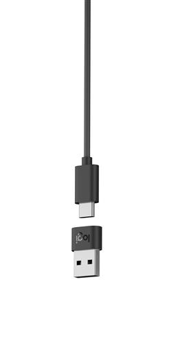 Logitech Zone Auricolare Cablato In-ear Ufficio USB tipo-C Grafite