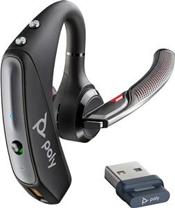 POLY Voyager 5200 USB-A Bluetooth Headset +BT700 dongle Auricolare Wireless A clip Ufficio USB tipo A Nero