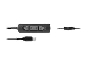 RENOVA CJM CUFFIA USB-C E JACK MONOAURALE CON MIC + TELECOMANDO