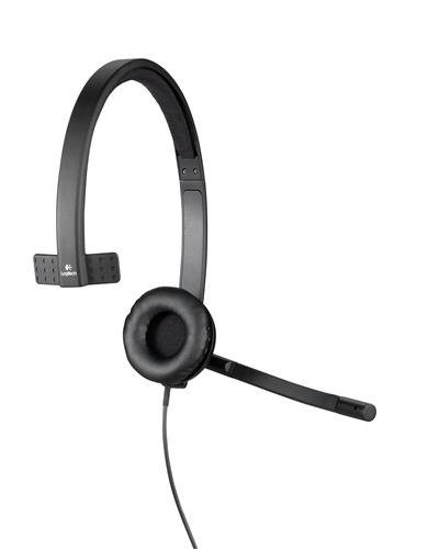 Logitech H570e Auricolare Cablato A Padiglione Ufficio USB tipo A Nero