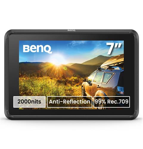 7 ON-CAMERA MONITOR 2000 NITS ANTI-REFLECTION CAGE AND SHADING