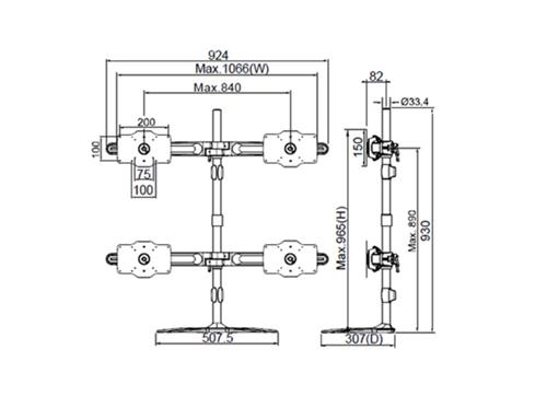 ADDITIONAL DOUBLE-ROW OPTION FOR MB7419 MEDIA