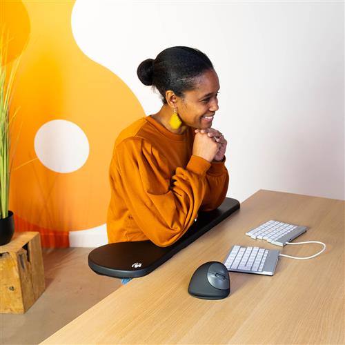 BRACCIOLO R-GO ERGONOMICO SIMMETRICO PER ADDOMINALI NERO