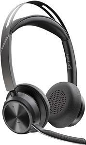 POLY Voyager Focus 2 USB-A Headset Auricolare Wireless A Padiglione Ufficio USB tipo-C Bluetooth Nero