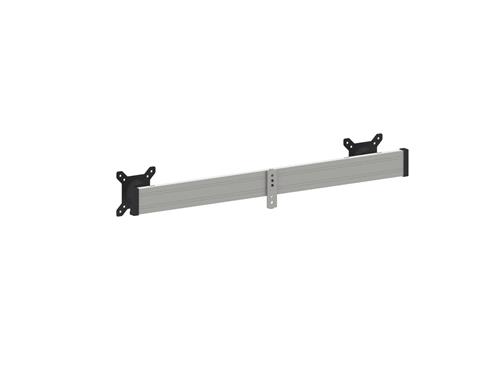 DOUBLE MONITOR MOUNTING 10-24IN FOR M PUBLIC DISPLAY - SILVER