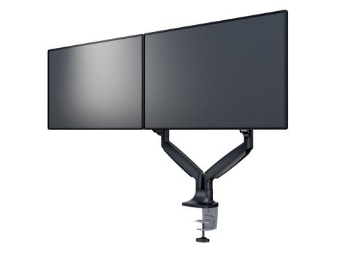 DOUBLE TABLE ARM WITH 3 JOINTS CLAMP/THROUGH HOLE