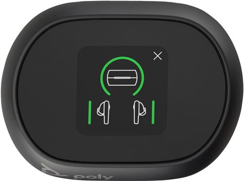 POLY Voyager Free 60+ UC Carbon Black Earbuds +BT700 USB-C Adapter +Touchscreen Charge Case Auricolare Wireless In-ear Musica e Chiamate USB tipo-C Bluetooth Nero