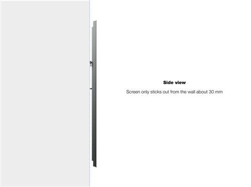 FIXED BRACKET ANTI-THEFT SYSTEM UP TO 65IN