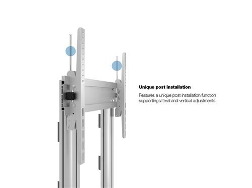 FLOOR LAMP H 210VESA 800X600-CAPACITY 125KG- SILVER