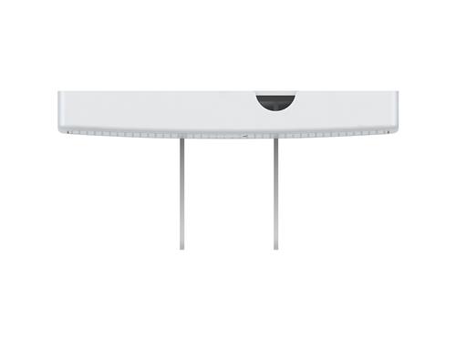 M PRO SERIES - CEILING PLATE WITH PLASTIC COVER WHITE