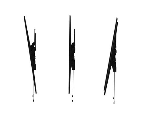 M PUBLIC DISPLAY STAND BLACK TILT ARMS 900MM