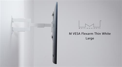 M VESA FLEXARM THIN MOUNTING KIT FOR LCD DISPLAY WHITE - SCRE