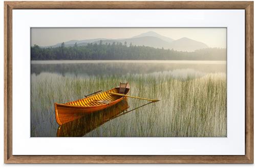 MEURAL 21.5 IN (55 CM) CANVAS DARK WOOD FRAME