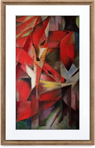 MEURAL 21.5 IN (55 CM) CANVAS DARK WOOD FRAME