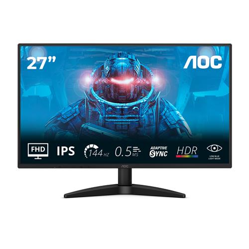 MONITOR 27IN FHD IPS 1920X1080 16:9 0.5MS 144HZ HDMI DP USB HUB