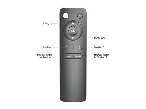 MOTORIZED CEILING BRACKET FOR TV AND MONITORS UP TO 70IN WITH