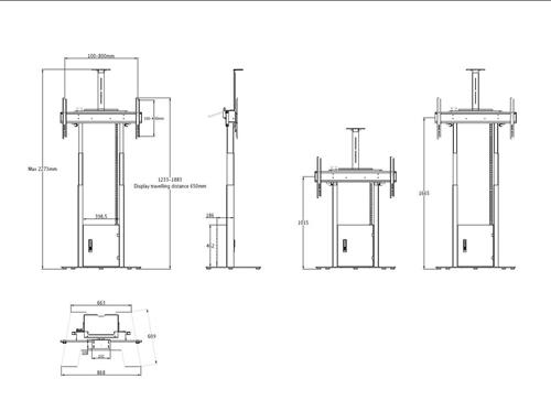 MOTORIZED STAND/TROLLEY FOR FLIP 2