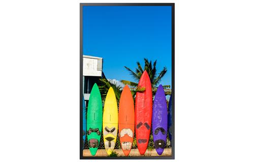 OM55B DISPLAY DIGITAL SIGNAGE SCATOLA APERTA E DANNEGGIATA