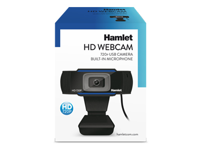 Hamlet HWCAM720 webcam 2 MP 1280 x 720 Pixel USB Nero