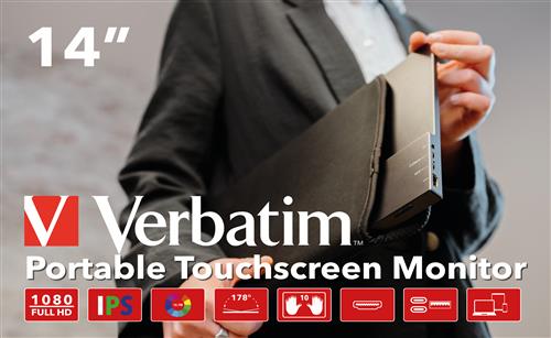 PMT-14 PORT.TOUCH MONITOR 14IN FULL HD 1080P METAL HOUSING