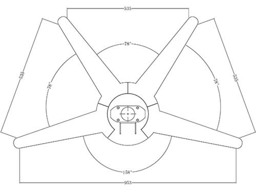 PUBLIC DISPLAY STAND 110 TILT + BLACK TABLE
