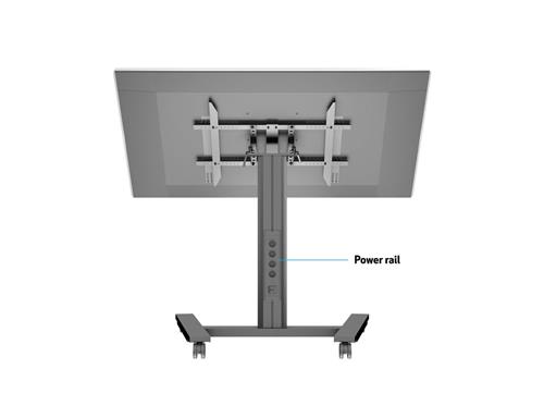 PUBLIC DISPLAY STAND 110 TILT + BLACK TABLE