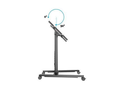 PUBLIC DISPLAY STAND 110 TILT + BLACK TABLE
