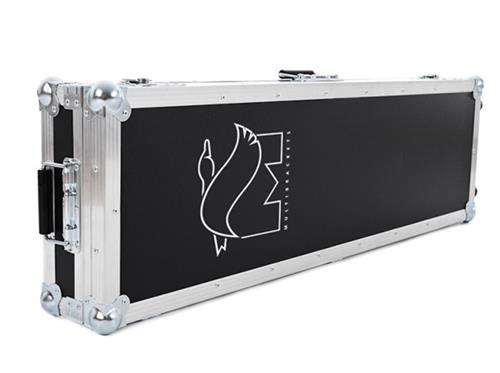 PUBLIC DISPLAY STAND 110 TILT + TABLE FLIGHT CASE BLACK