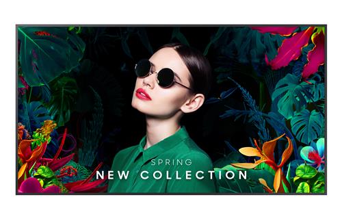 QM85C DISPLAY DIGITAL SIGNAGE SCATOLA APERTA E DANNEGGIATA