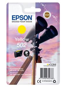 Epson 502 cartuccia d'inchiostro 1 pz Originale Resa standard Giallo