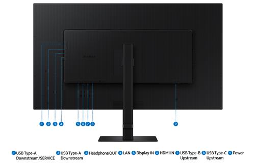 S37D80U MONITOR HRM UHD DOCKING CON USB-C E LAN PORT