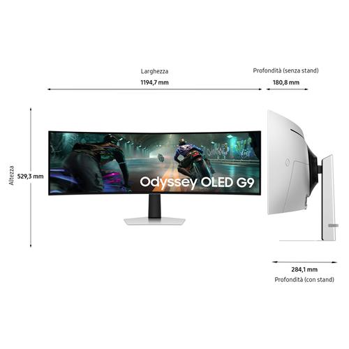 S49DG910 MONITOR 49IN GAMING SCATOLA APERTA E DANNEGGIATA